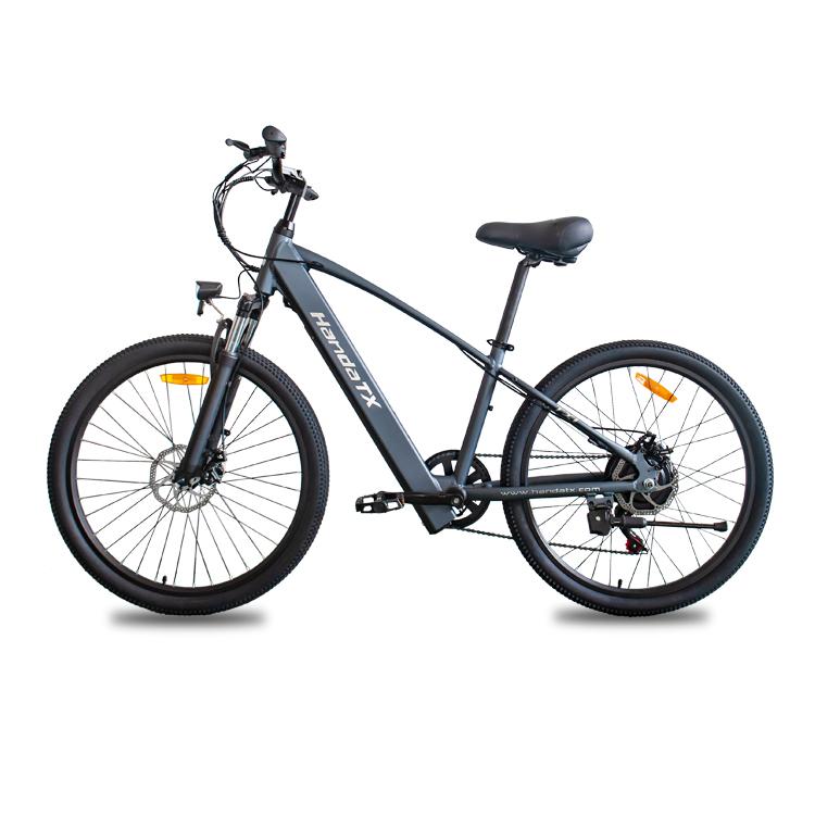 HedaTX TX1 500W Electric Bike, 28MPH Max Speed, Shimano 7-Speed, Removable Battery, 3 Riding Modes, Front & Rear Disc Brakes