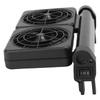 Aquarium Chillers Fan Mini Adjustable Quiet Fish Tank Water Cooling Fan for Freshwater Saltwater