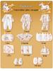 High-End Baby Gift Set: Newborn Spring/Autumn Clothes for Full Moon Celebration