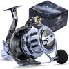 SOUGAYILANG Fishing Reel 10+1BB EVA Handle Sea Carp Spinning Reel Fishing Wheel 10000 Series Tackle