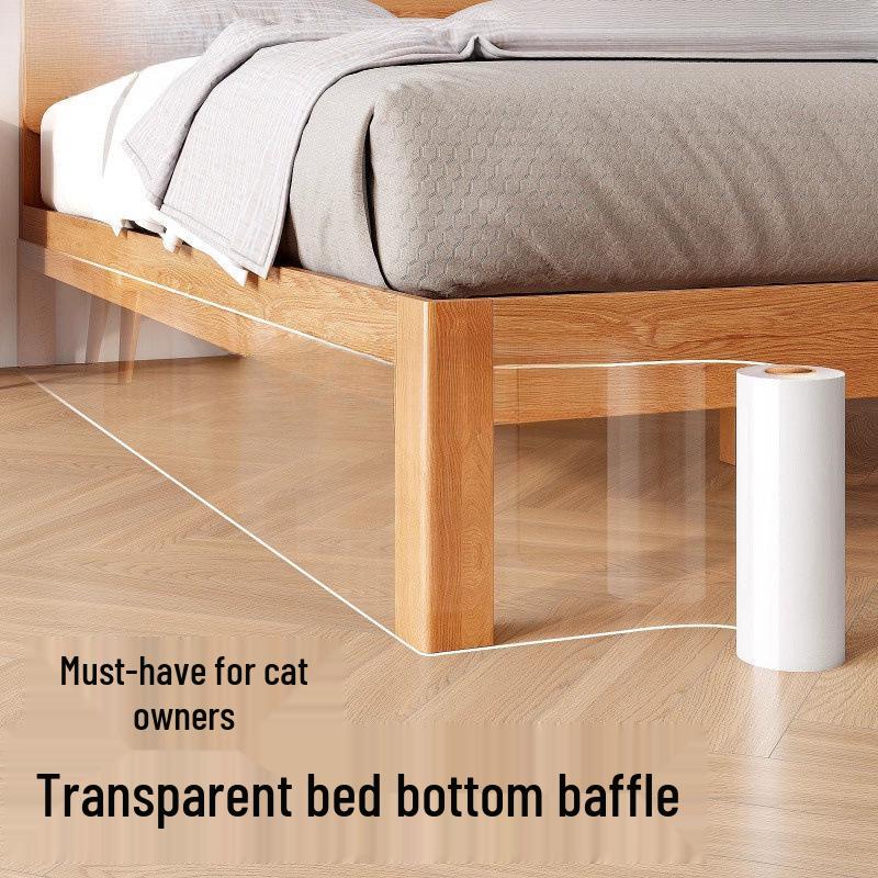 Transparente Unterbett-Blende: Katzenschutz Staubdichte Barriere für Betten & Sofas