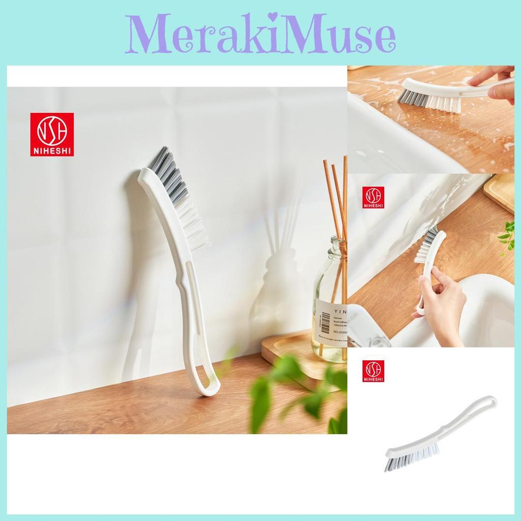 Plastic Bathroom Floor Brush With Ergonomic Handle For Tile And Grout Cleaning