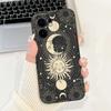 For Oppo Reno13 / Reno13F 4G 5G / Reno 13 Pro Phone Case Soft Smooth Silicone Capa Moon Night Artistic Marble Printed Back Cover