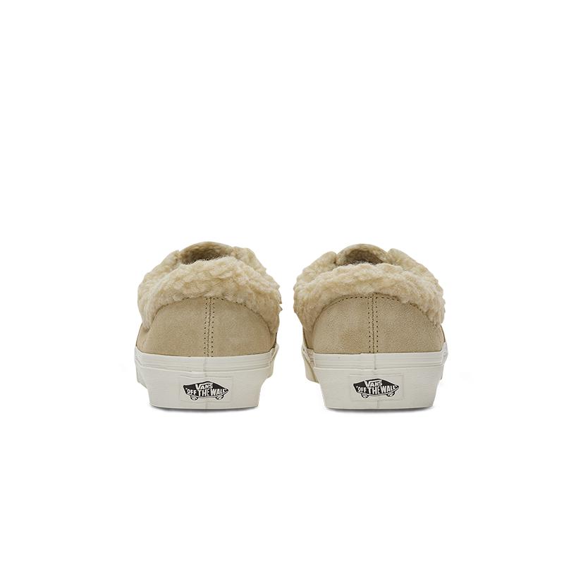 Vans Authentic Sherpa Faux Lamb Wool Low Top Skate Shoes Unisex Sneaker Oatmeal VN0A5JMRBKB