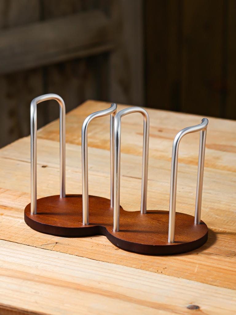 Disposable Cup Cup Holder Home Paper Cup Holder Desktop Coffee Table Storage Shelf Tea Cup Coffee Bamboo Cup Holder