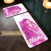 mira (32) Customize Name Flannel Kitchen Mat Soft Non-Slip Kitchen Floor Runner Rug for Home Kitchen Decor