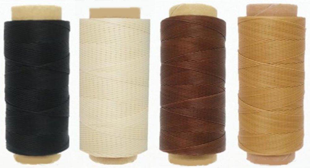 

ShopXJ Waxed Thread Waxed Thread Waxed Cord String Thread Leather Craft Hand Sewing Thread Leather Tools Supplies Choice of Colors Accessories