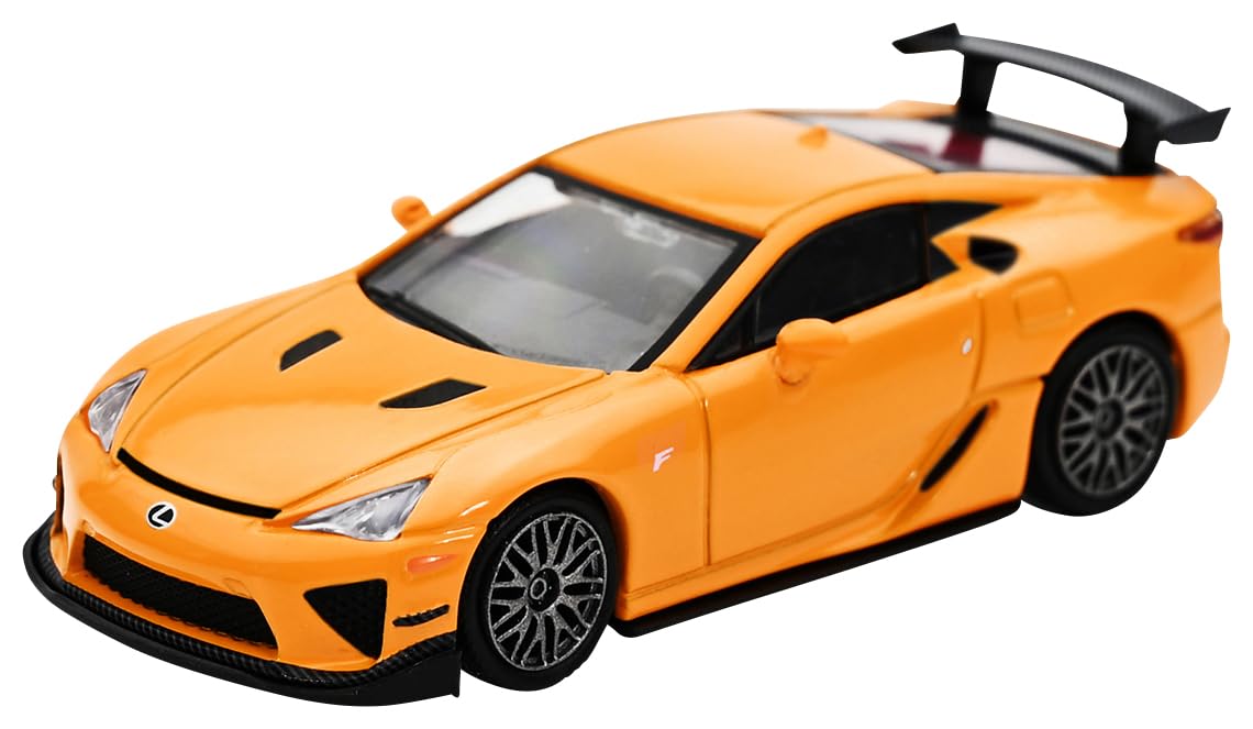 Diecast Team Lexus LFA Nurburgring Edition Orange Finished Model 1/64 (LHD) LL-083-376