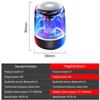 C7 Wireless Bluetooth 5.0 Speaker Subwoofer Stereo Portable Speaker With LED Colorful Light For Phones Tablet PC