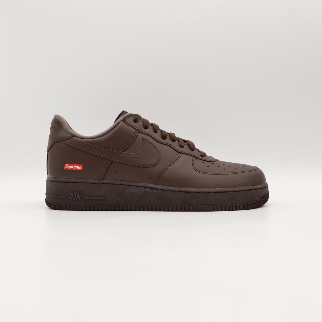 CU9225-200 Supreme Nike Air Force 1 Low Baroque Brown Chocolate Coffee (Men's)