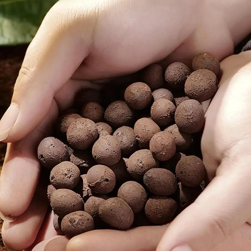 500g/pack Leca Balls Clay Pebbles For Plants, Clay Pebbles For Hydroponic Growing,