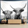 Grau Niutou Wandteppich Hängen Kunst Tier Abstrakte Hippie Tapiz Böhmischen Wohnkultur Hintergrund Tuch