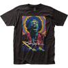 Jimi Hendrix Rainbow Drawing Mens T Shirt Music Classic Band Tee New Black Unisex T-Shirt