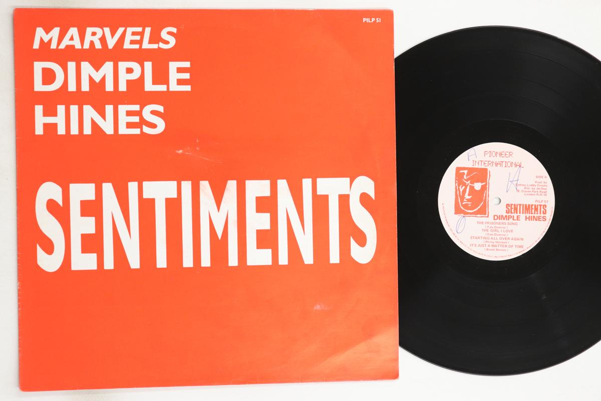 

LP Record DIMPLE HINDS - Sentiments PILP51 PIONEER INTERNA UK Reggae, Ska & Dub Used