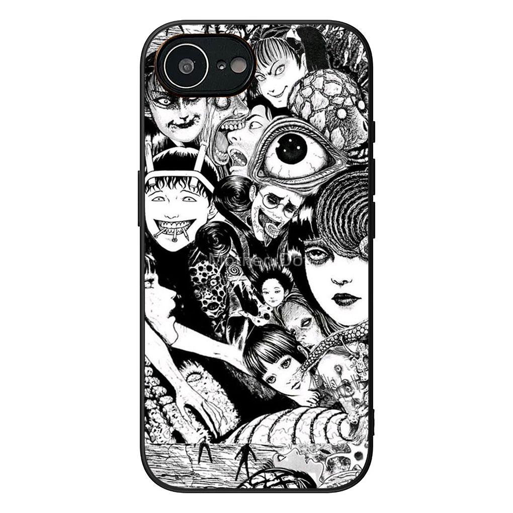 Soft Cover for Samsung Galaxy S25 S24 S23 FE Plus Ultra S7 Edge A16 A15 5G s25+ Coque Phone Case Junji Tomie Ito Collections