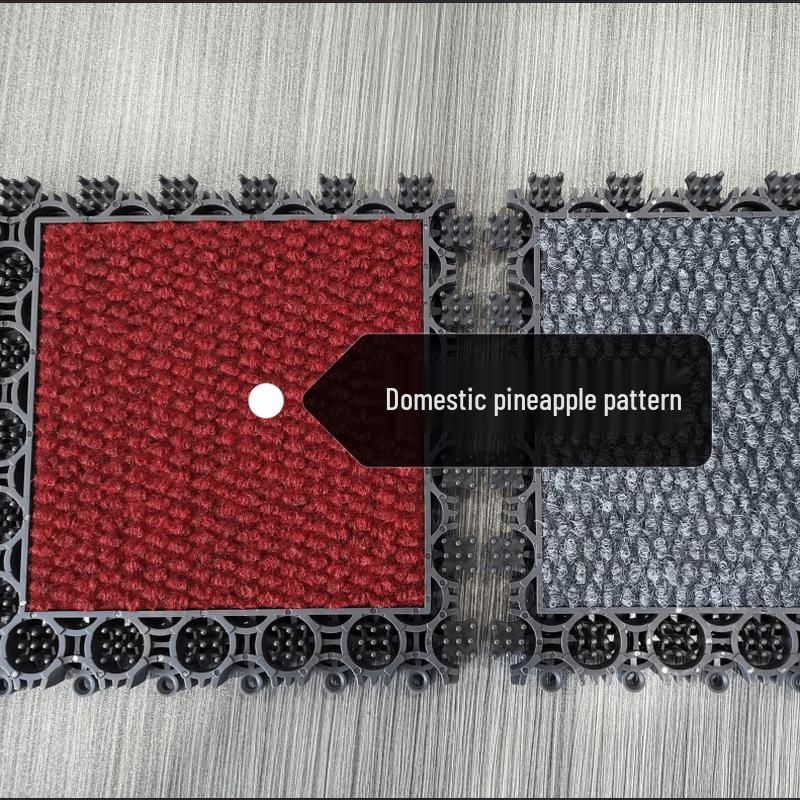 Quede Modular Pineapple Pattern PVC Anti-Slip Floor Mat
