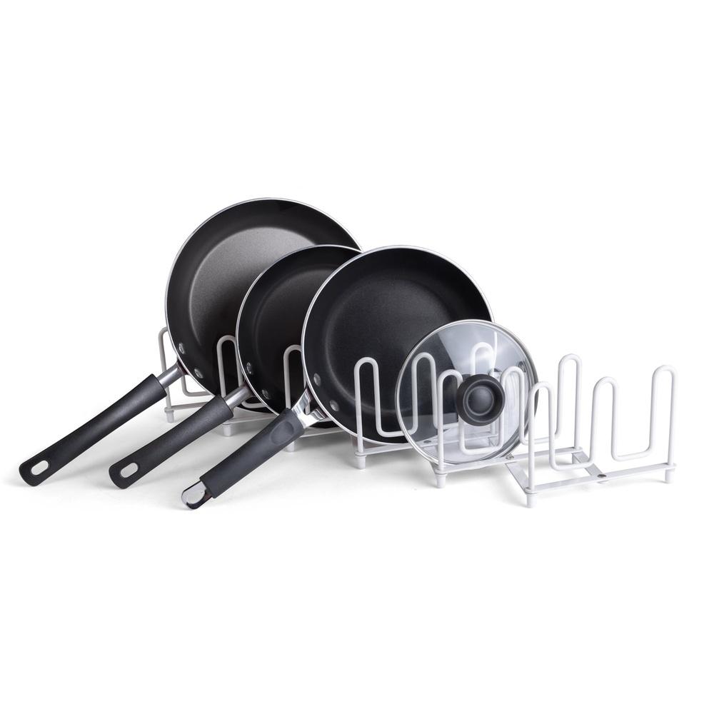 

Расширяемый органайзер для крышек сковородок Кухонная стойка для хранения Устойчивый к ржавчине Держатель с 5 отделениями для крышек кастрюль, тарелок и разделочных досок United States