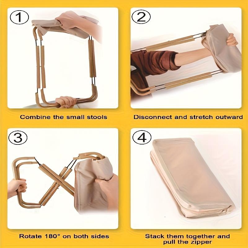 Portable Folding Pencil Stool for Outdoor Picnic, Small Folding Stool for Camping and Fishing