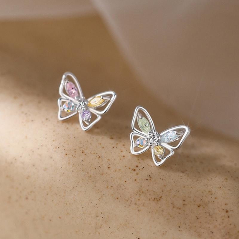Multipurpose Zircon Butterfly Earrings Offering Comfortable Wear and All Day Elegant for Styles Enthusiasts Outfits