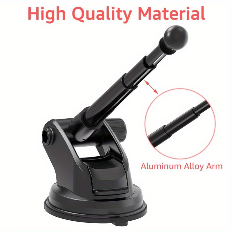 1 buc Ventuză 17mm Bază cu Cap Sferic cu Braț Telescopic din Aliaj de Aluminiu pentru Bord Mașină Parbriz Ventuză Accesorii Suport Telefon