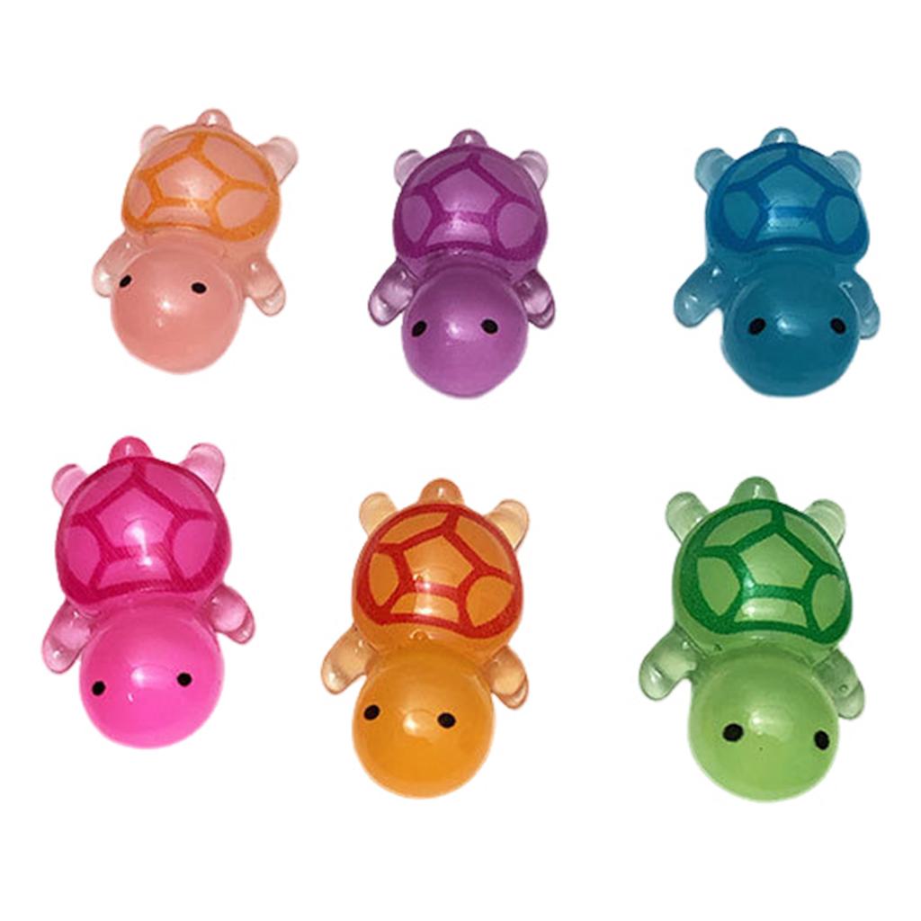 Mini Resin Turtles Figurines Landscape Gardening Ornaments Charming Turtles Statues Suitable for Decorating Garden Patio