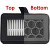 For Blurolls All-In-One HEPA 13 and Activated Carbon for combo Filter for bambu Lab X1C P1S 3d printer(2pcs)