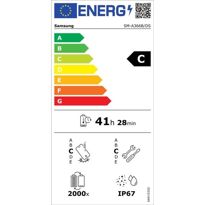 SAMSUNG Galaxy A36 5G Smartphone 128 Go Noir