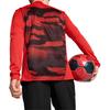 Puma Ac Milan 2024-25 Pre-Match 1/4 Comfortable Casual Quick-Dry Sweat-Wicking Long Sleeve Football Shirt Men tops Red Black 777714-01