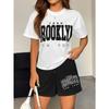 Summer New Style Women's Sports Outfit - Casual T-shirt and Shorts Set - Women's Clothing - Short Style Outfit