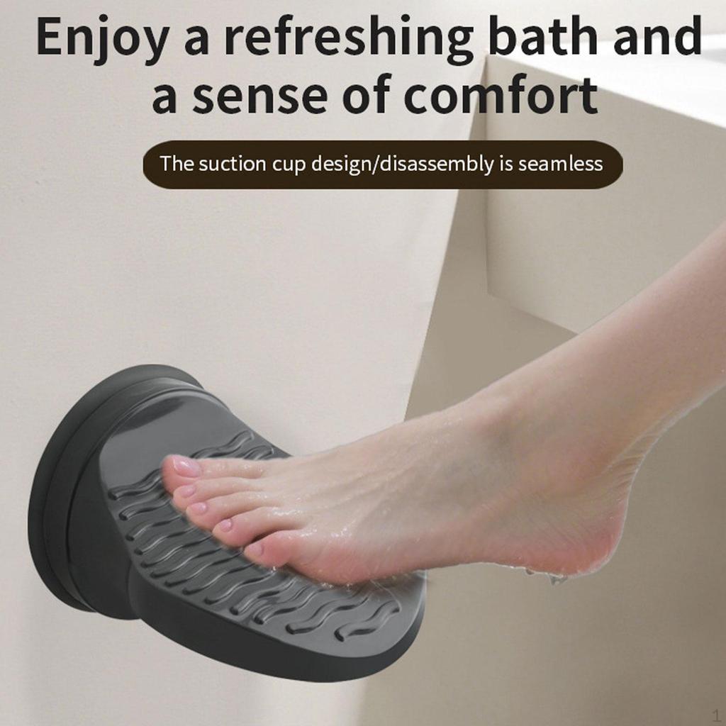 Bathroom Foot Pedal Shower Shaving Rest for