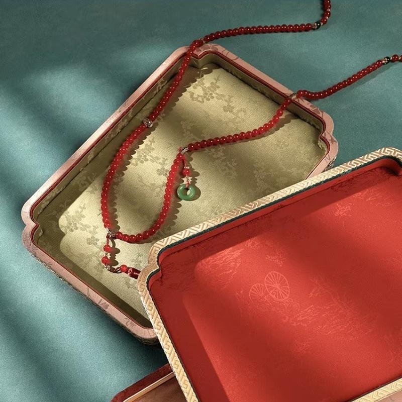 Retro Jewelry Displays Tray Exquisite Bracelet Showcase Pallet Jewelers Necklace Display Salver Counter Live Pictures Props