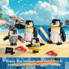 Penguin Family Animal Building Set Creator STEM Toy for Kids 6+, Model Building Kit for Display or Family Activity, Birthday Gift for Kids Boys and