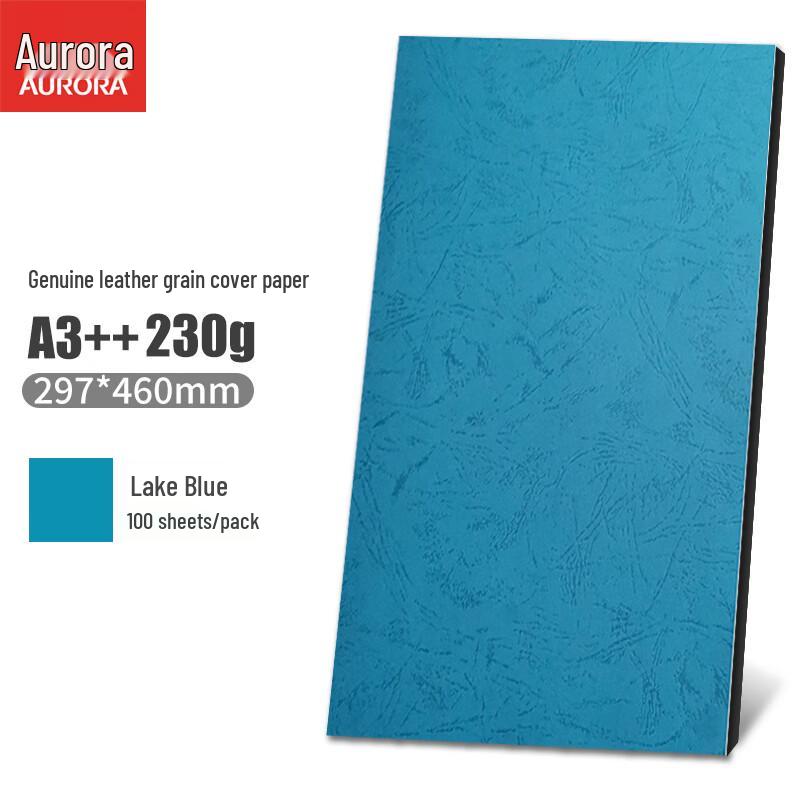 Aurora Genuine Leather Texture Cover Paper, 100 Sheets CN Plug (adapter Included)