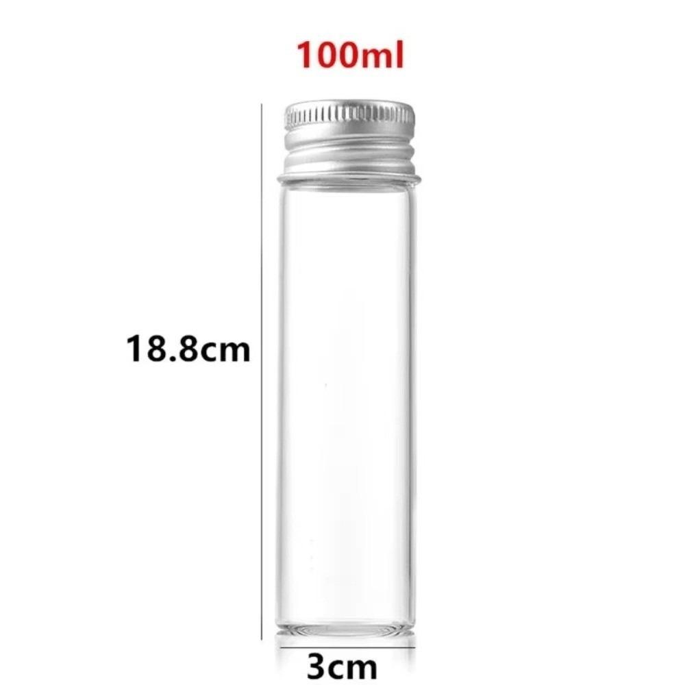 50-125ml Capacity Sealed Jars Aluminum Cap Empty Jars Portable Refillable Containers For Cosmetic
