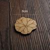 Wooden Round Cup Table Mat Tea Coffee Mug Placemat Home Decoration Kitchen Accessories