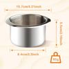 Shiwaki 2 Pcs Stainless Steel Drink Holder Cup Holder for Marine Boat Truck Camper RV Practical