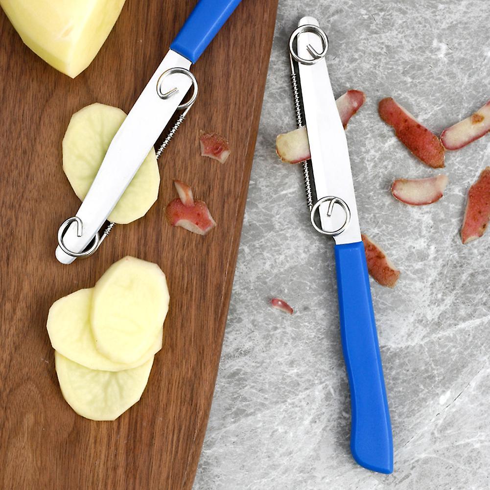 Fruit Cutter with Peeling Function Lightweight Shapen Kitchen Fruit Slicing Tool for Potato