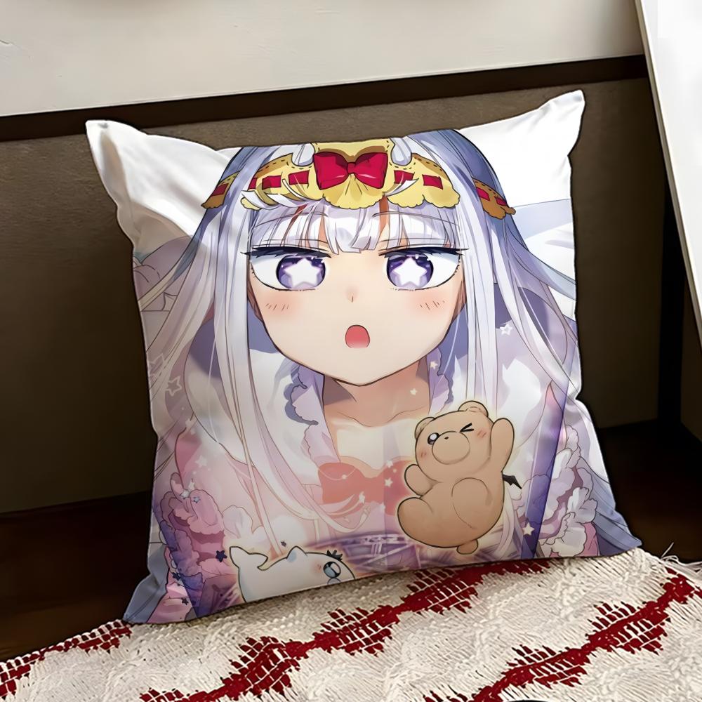 SSleepy Princess anime Cushion Cover Reversible Soft Durable Pillow Cover Home  Car MultiScene Use for Daily Comfort