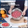 5L Stainless Steel Automatic Meat Grinder & Food Processor