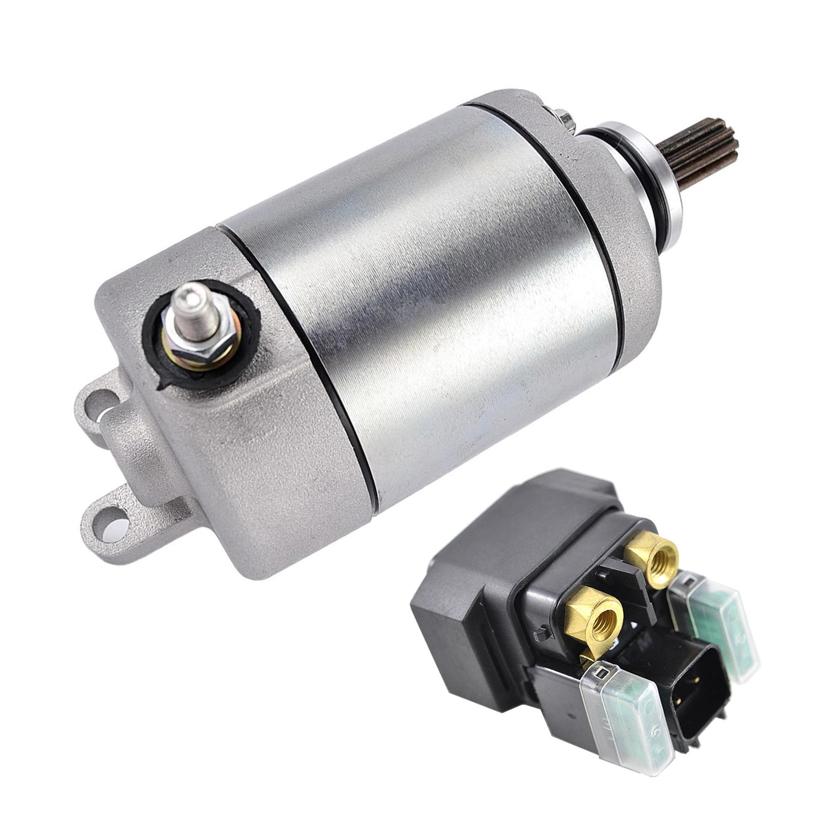 

2C0-81890-00 2CR-81940-00 for YAMAHA Motorcycle YZF R6 YZF-R6 YZF600W YZFR6 RACE 2017- Starter Motor and Relay Set 2 PCS SET