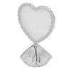 Nail Display Stand Heart Shaped Design Fashion Elegant   Glossy   Double Sided Nail Tip Holder for Nail Beauty