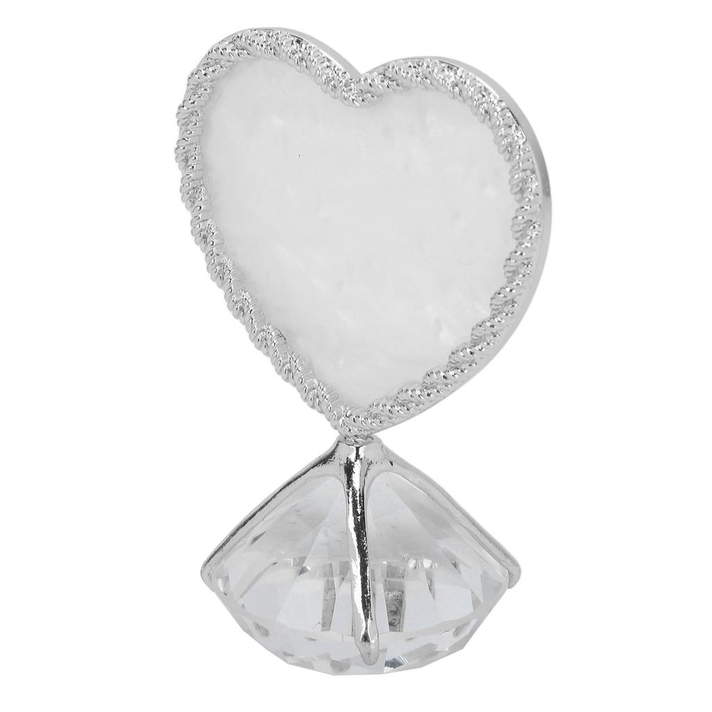 Nail Display Stand Heart Shaped Design Fashion Elegant   Glossy   Double Sided Nail Tip Holder for Nail Beauty