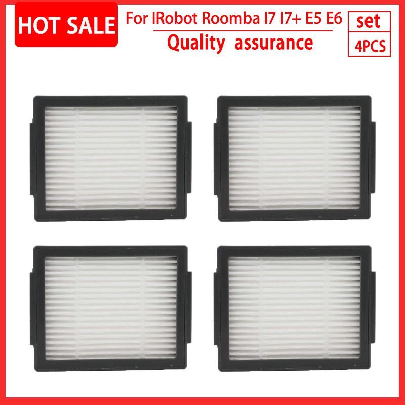 For iRobot Roomba i7 i7 i6 i8 i3 Plus E5 E7 E&I Series Hepa Filter Side Brush Main Brush Vacuum Cleaner Replacement Accessories