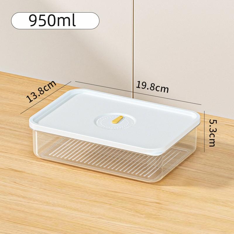 

Thickened Food Storage Box Plastic SealedContainer with Timer for Freezer Meat Portion Fridge Fresh KeepingOrganizer Accessories