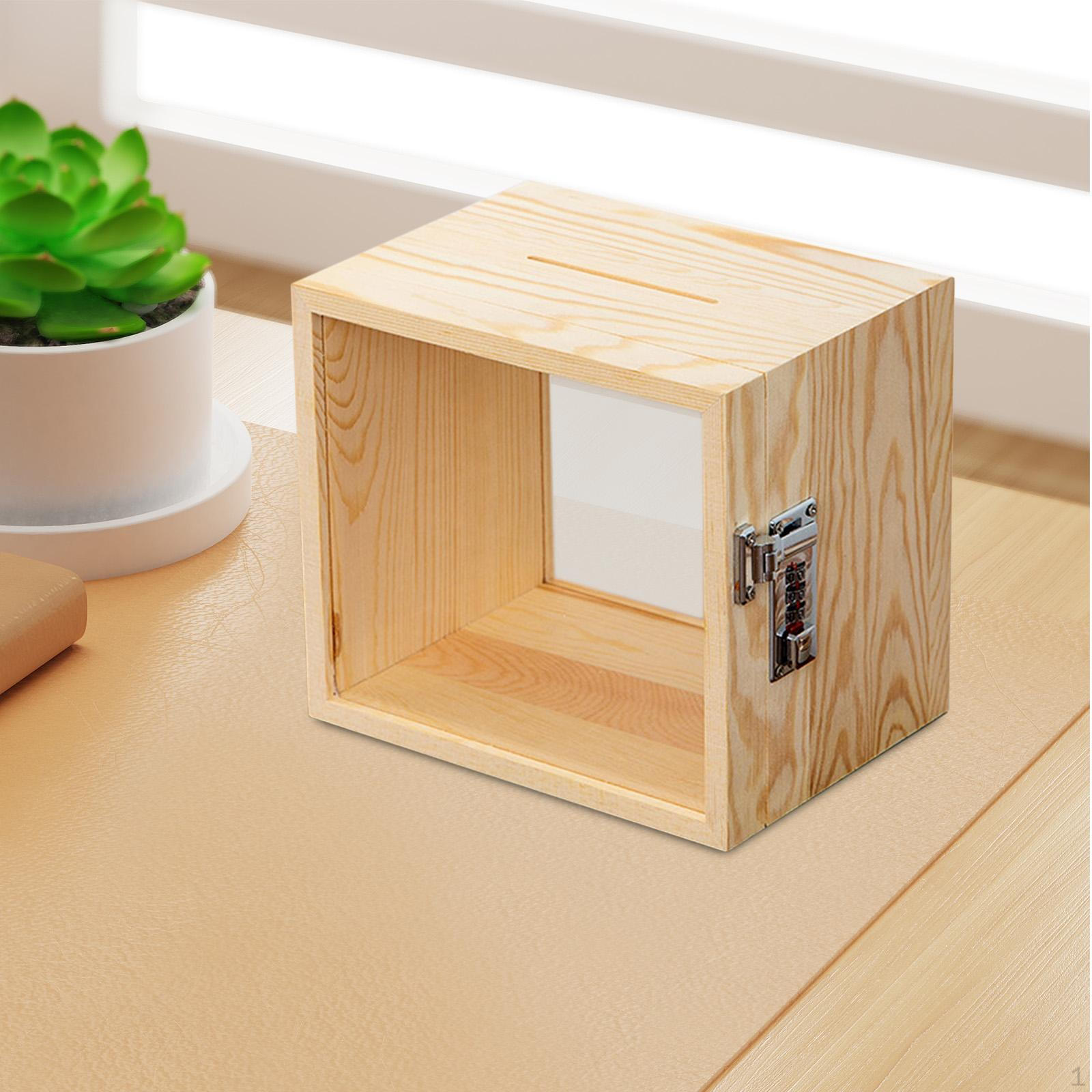 

Коробка для показа фигурок, детский горшок, пылезащитная многофункциональная деревянная рамка для детей и молодежи 18x15x14cm