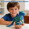 3D Printed Dragon Velociraptor Skeleton Ornament, Realistic Dragon, Fun And Trendy Printed Toy Dragon