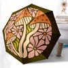 1pc Mushroom Garden Automatic Open/Close Umbrella, Portable Folding Umbrella for Travel, Themed Events, It Is Suitable As a Gift