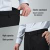 Lilang Men's 5-Proof Four-Way Stretch Tapered Casual Business Pants