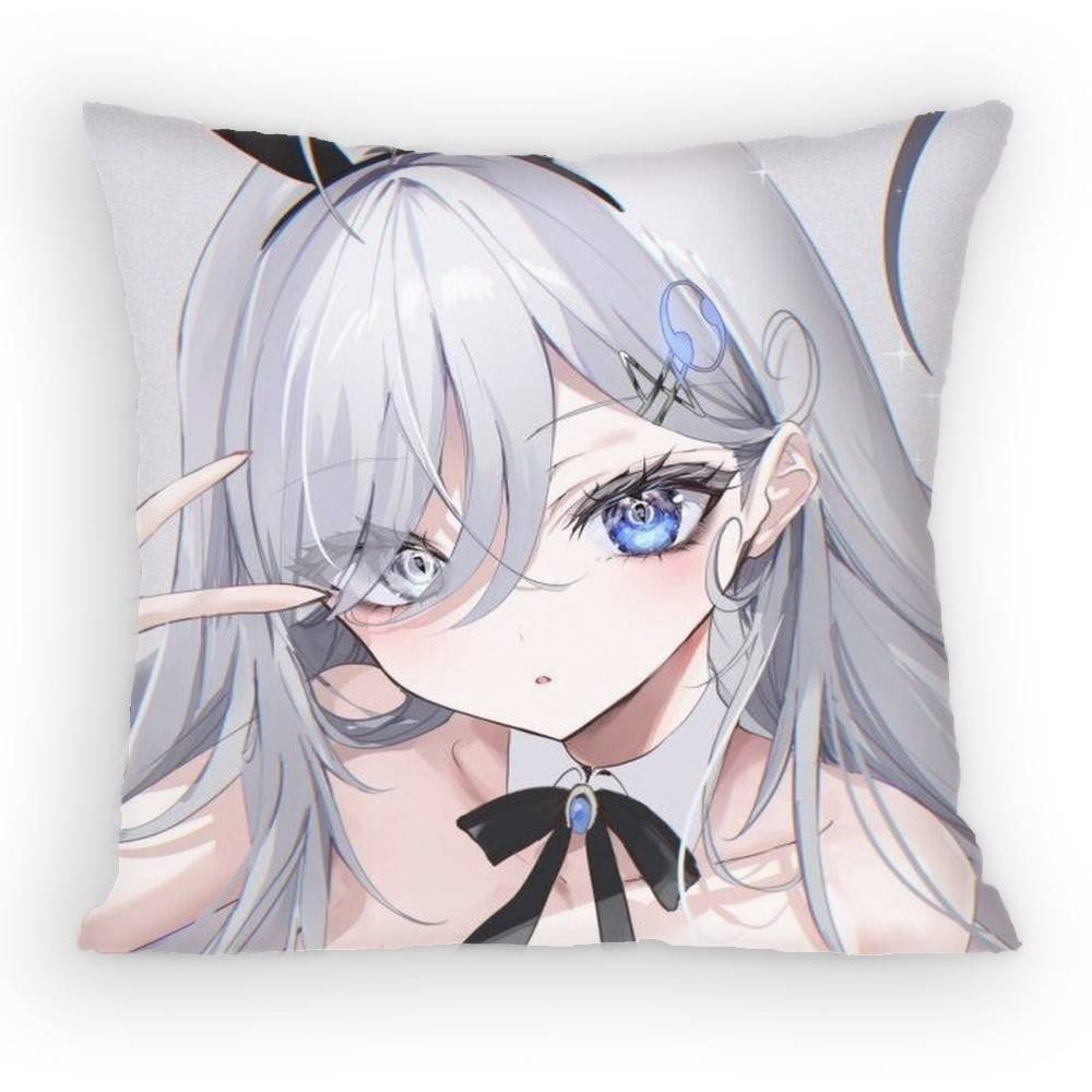Wandering Witch The Journey Of Elaina Anime Girl Pillow Case Sofa Living Room Bedroom Headboard Cushion Square Cushion Nap Time