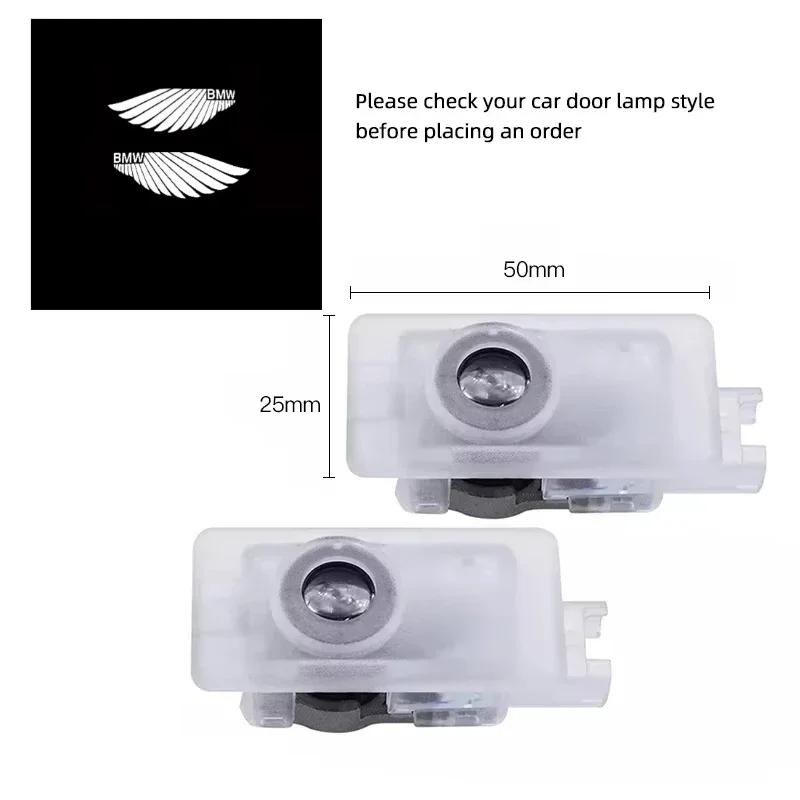 BMW GROUP 2/4Pcs Car LED HD Welcome Door Lights For BMW 1 Series F40 / 3 Series G20 G21 / 8 Series G29 Z4 /  M4 M G02 M8 X7 G07